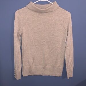 Talbots tan and gold sweater size XS
